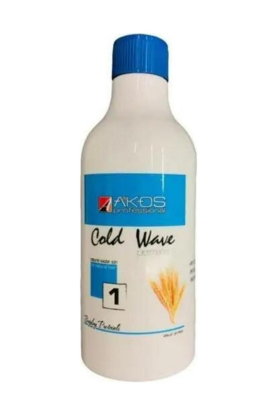 Akos Cold Wave Doğal Saçlar İçin Perma İlacı No:1 500 ml - 1