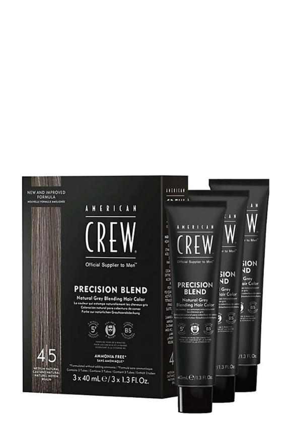 American Crew Precision Blend Erkeklere Özel Amonyaksız Saç Boyası 3x40 ml | 7/8 Light - 1