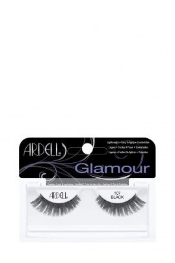Ardell Glamour Siyah Takma Kirpik No:107 - 1