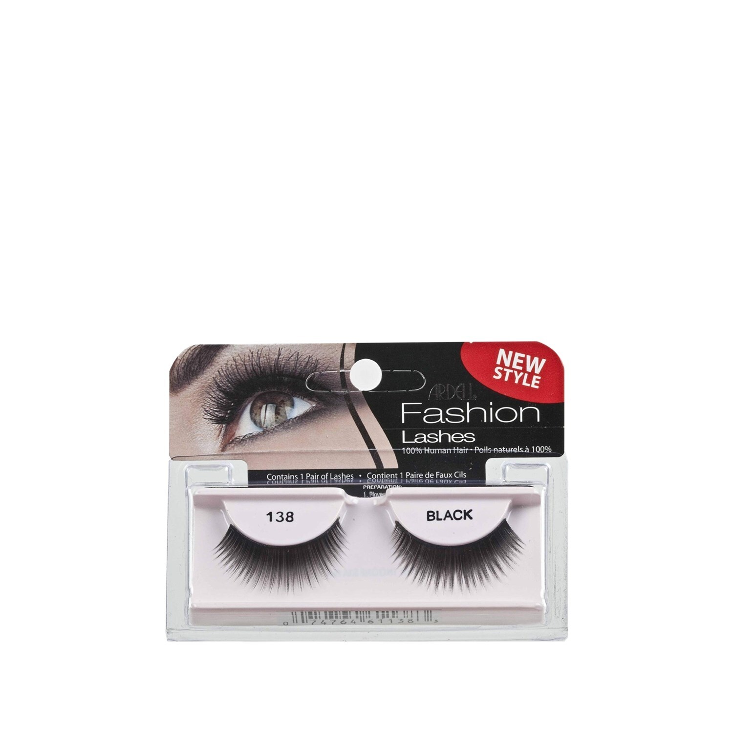 Ardell Glamour Siyah Takma Kirpik No:138 - 1