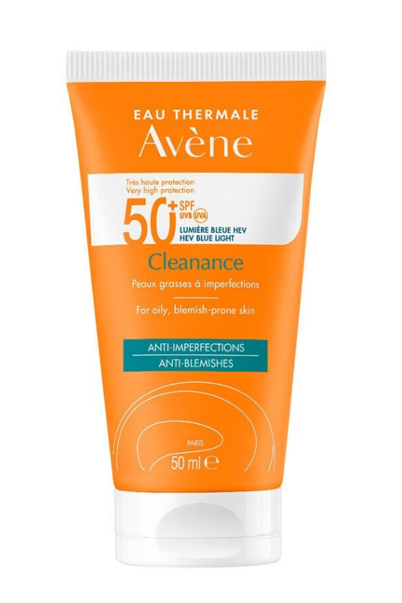 Avene Cleanance Yağlı ve Akneye Eğilimli Ciltler için SPF 50+ Güneş Koruyucu 50 ml - 1