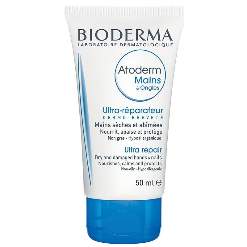 Bioderma Atoderm El ve Tırnaklar İçin Nemlendirici ve Besleyici Bakım Kremi 50 ml - 1