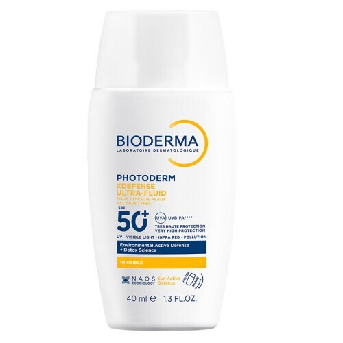 Bioderma Photoderm XDefense Spf50+ Tüm Cilt Tipleri Antioksidan Etkili Renksiz Güneş Kremi 40 ml - 1