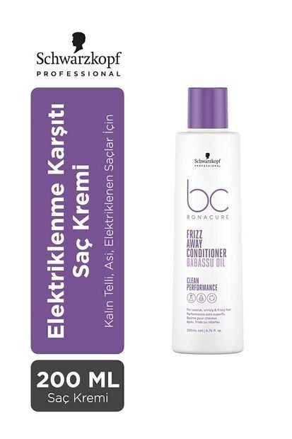 Bonacure Bc Clean Elektriklenme Karşıtı Saç Kremi 200 ml - 1