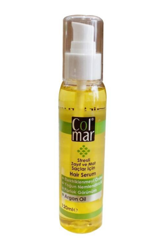 Colmar Bukleli Stresli Saçlar İçin Argan Yağlı Serum 120 ml - 1