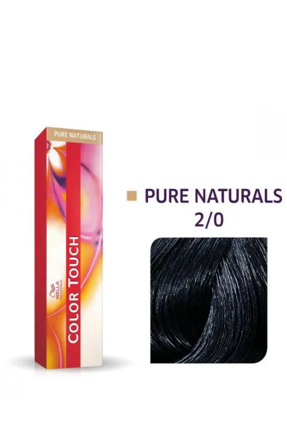 Wella Color Touch Pure Naturals 60ml 2/0 Siyah - 1