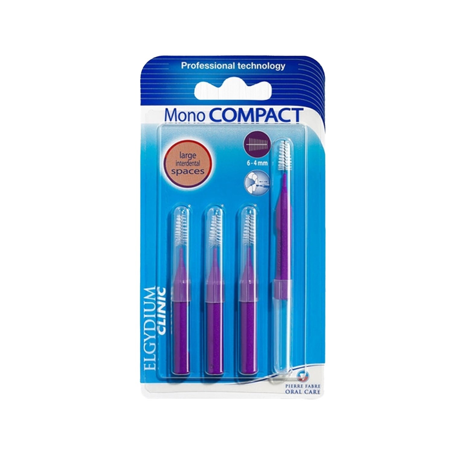 Elgydium Clinic Mono Compact Mor Arayüz Fırçası - 1