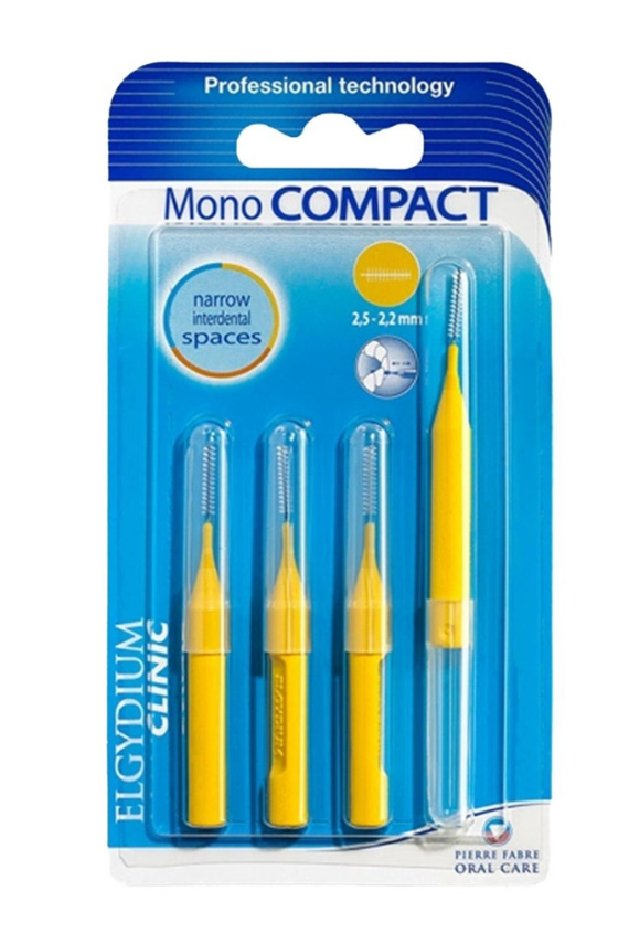 Elgydium Clinic Mono Compact Sarı Arayüz Fırçası - 1