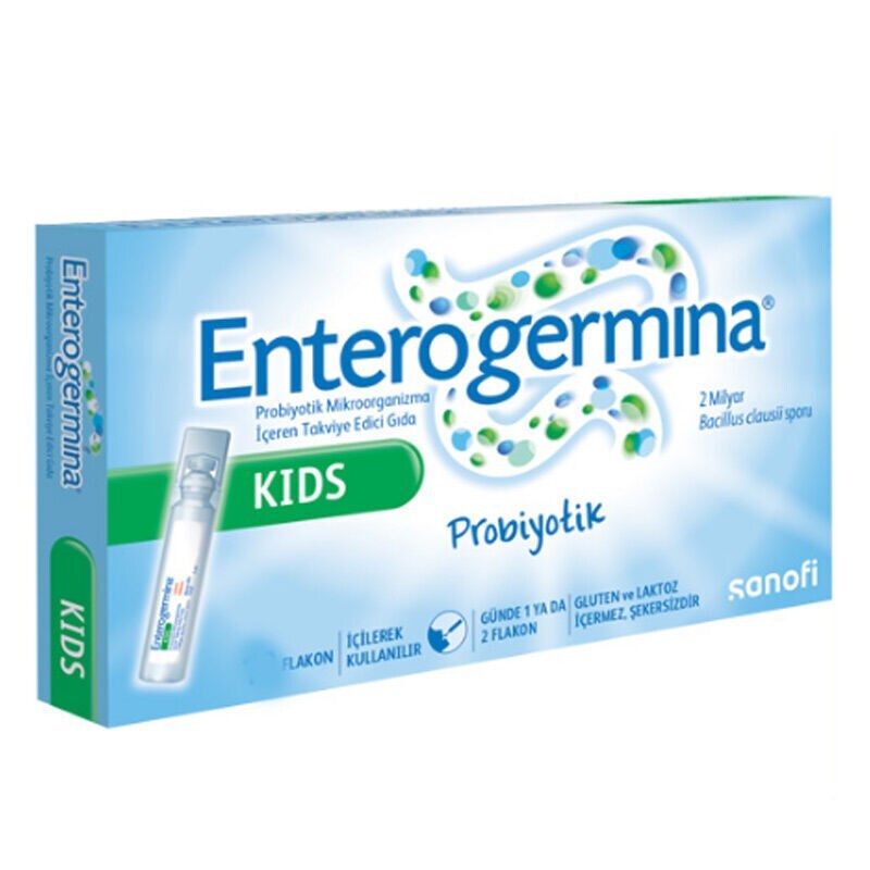 Enterogermina Çocuklar için Takviye Edici Gıda 5 ml x 20 Flakon 100 ml - 1
