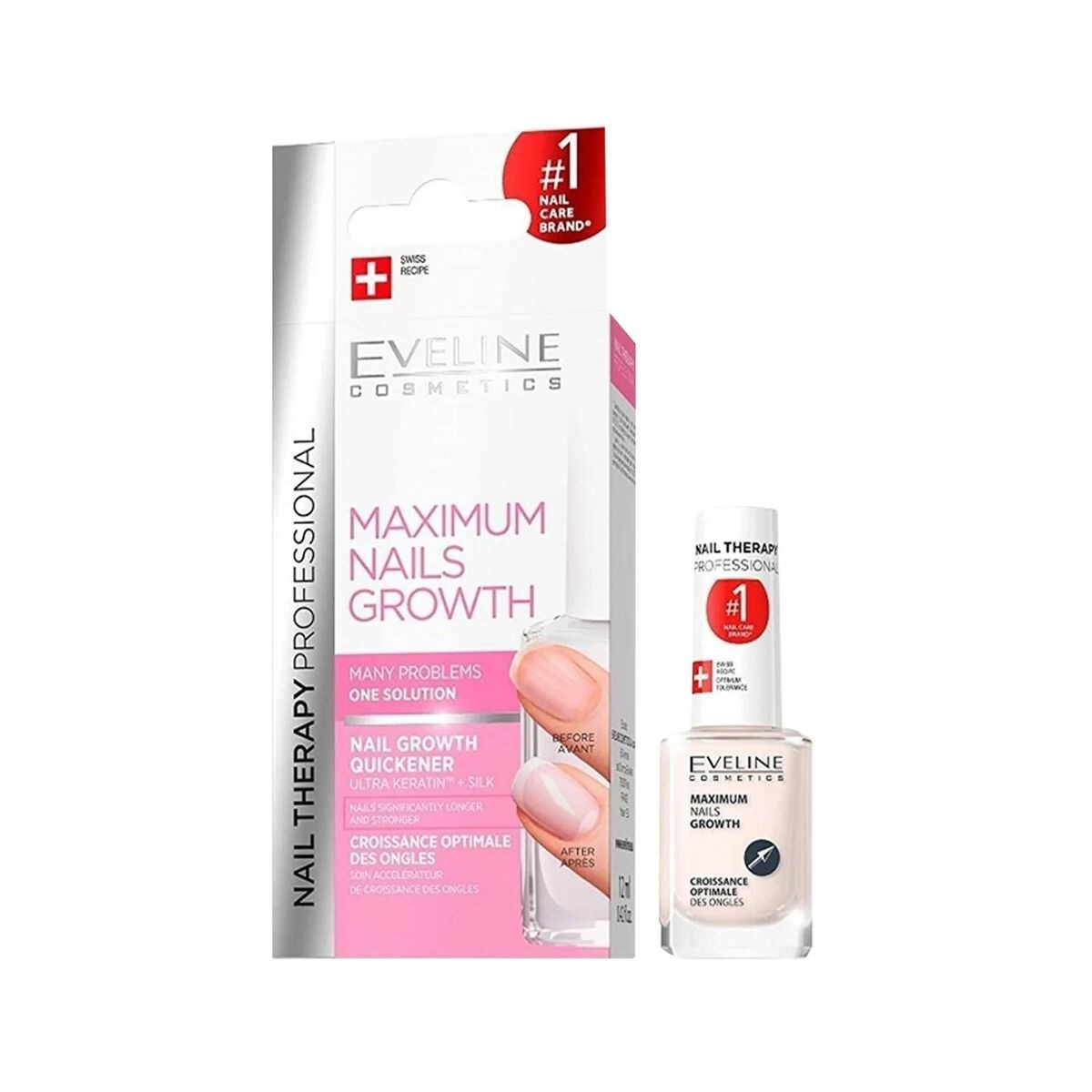 Eveline Cosmetics Nail Therapy Professional Hızlı Tırnak Uzatıcı 12 ml - 1
