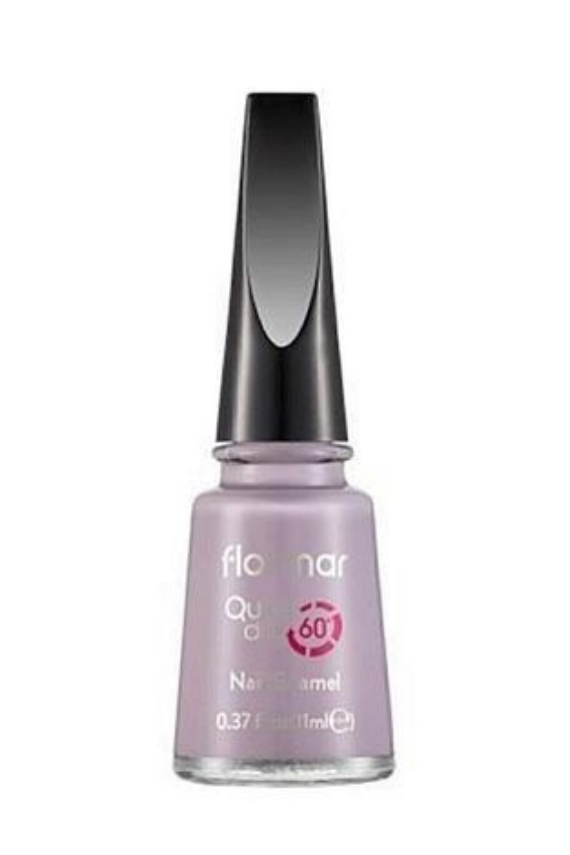 Flormar Quick Dry Hızlı Kuruyan İnce Yapılı Parlak Bitişli Oje 11 ml | 26 Soft Lilac - 1