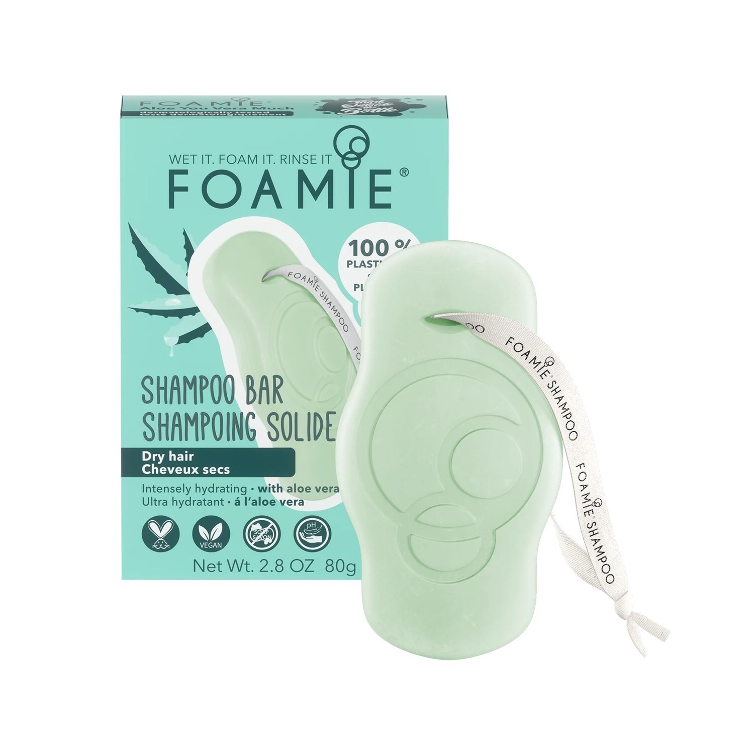 Foamie Aloe You Very Much Shampoo Bar Şampuan 80 g - 1