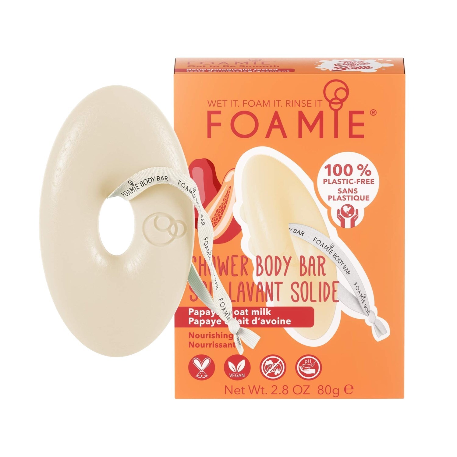 Foamie Oat to Be Smooth Body Bar Besleyici Duş Jeli 80 g - 1