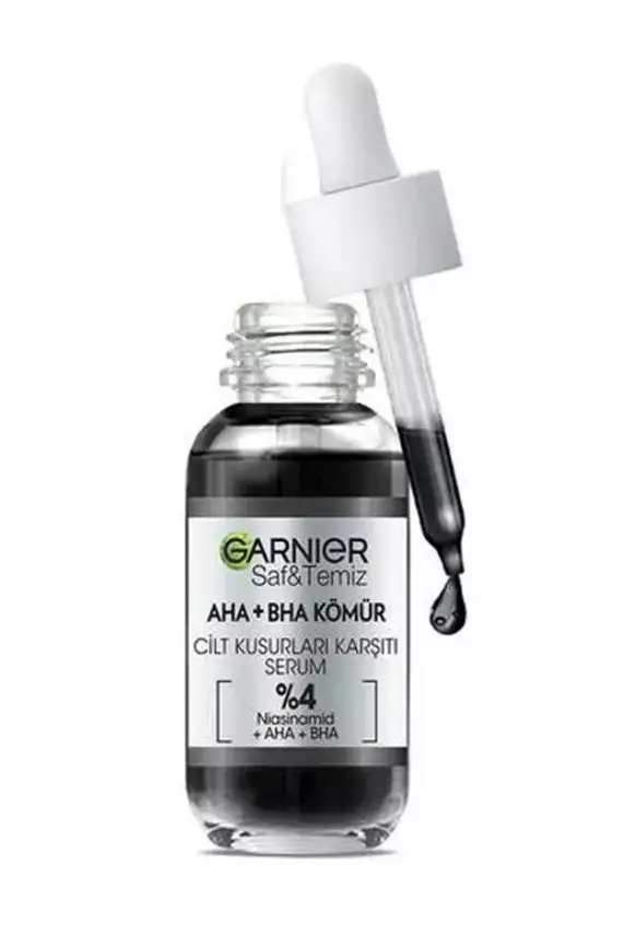 Garnier AHA+BHA Kömür Cilt Kusurları Karşıtı Serum 30 ml - 1
