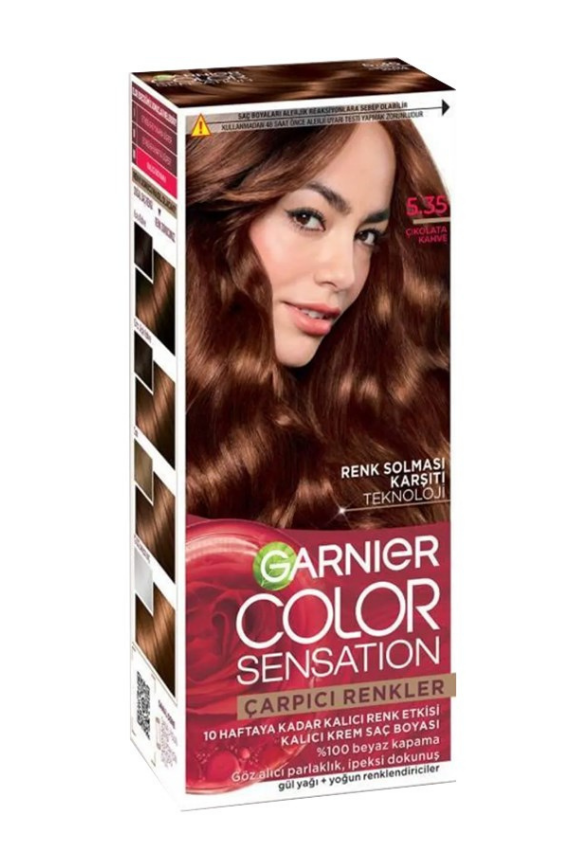 Garnier Çarpıcı Renkler 5.35 Çikolata Kahve - 1