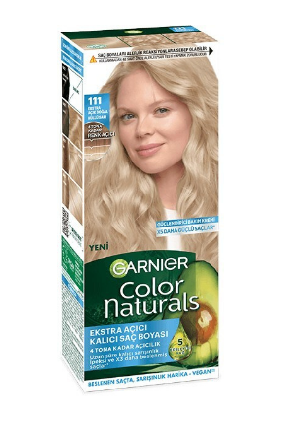 Garnier Color Naturals 111 Ekstra Açık Doğal Küllü Sarı - 1