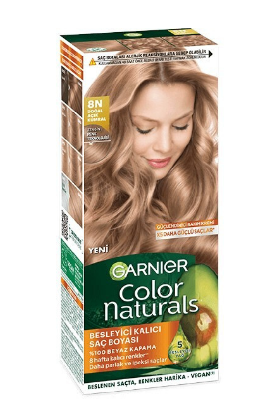 Garnier Color Naturals 8N Doğal Açık Kumral - 1