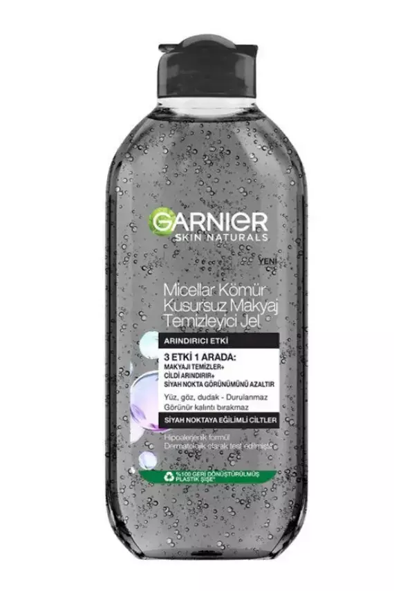 Garnier Micellar Kömür Kusursuz Makyaj Temizleyici Jel 400 ml - 1