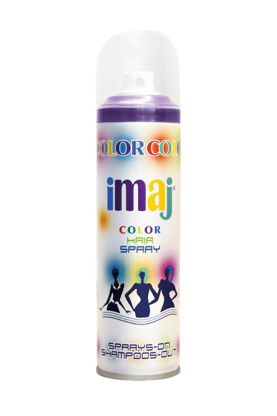 İmaj Color Renkli Saç Spreyi Mor 100 ml - 1