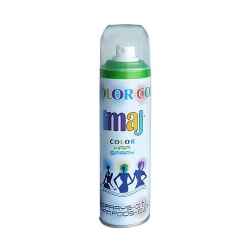 İmaj Color Renkli Saç Spreyi Yeşil 100 ml - 1