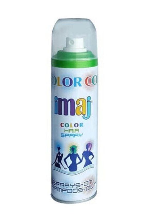 İmaj Color Renkli Saç Spreyi Yeşil 100 ml - 1