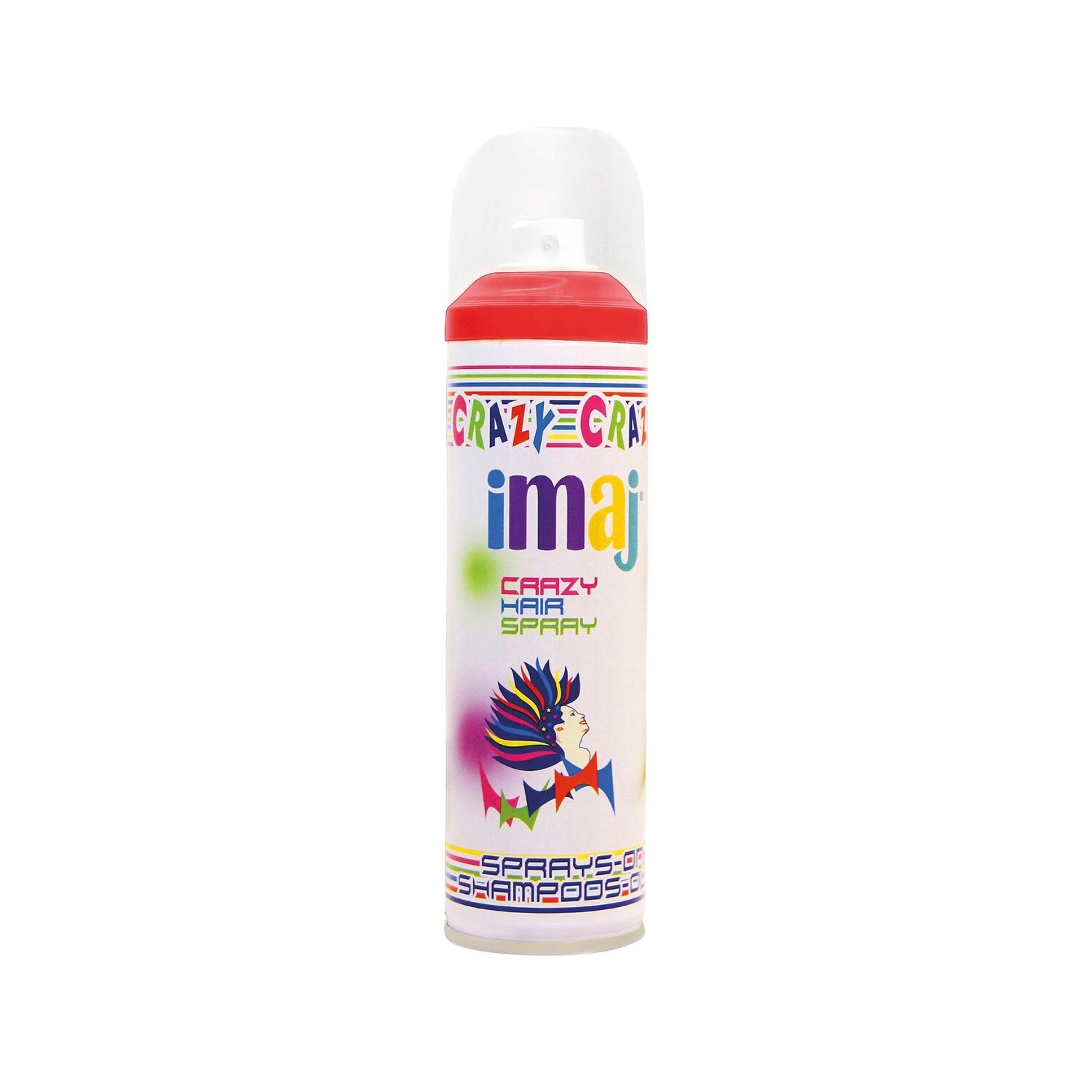 İmaj Crazy Color Renkli Saç Spreyi Kırmızı 100 ml - 1