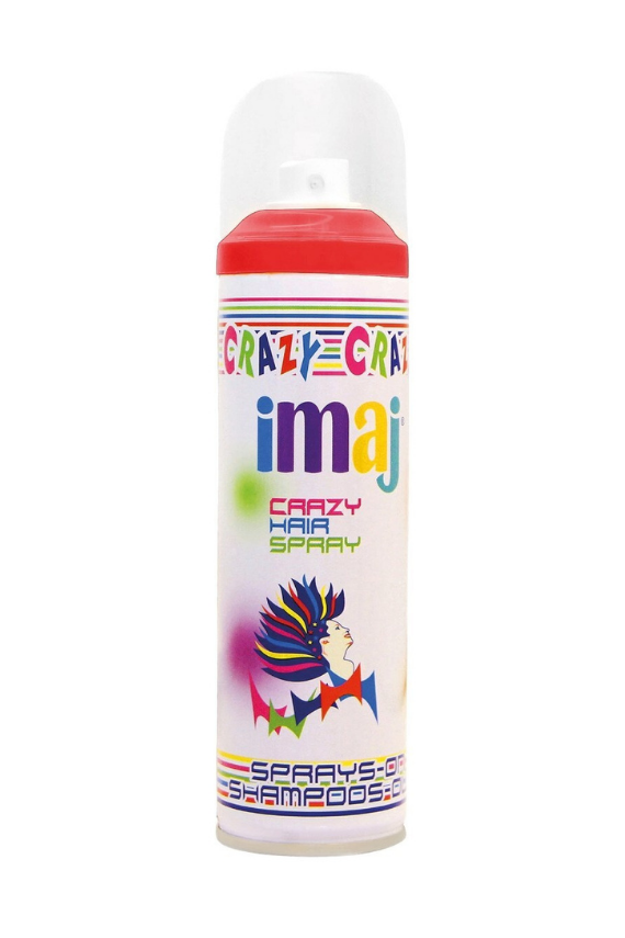 İmaj Crazy Color Renkli Saç Spreyi Kırmızı 100 ml - 1
