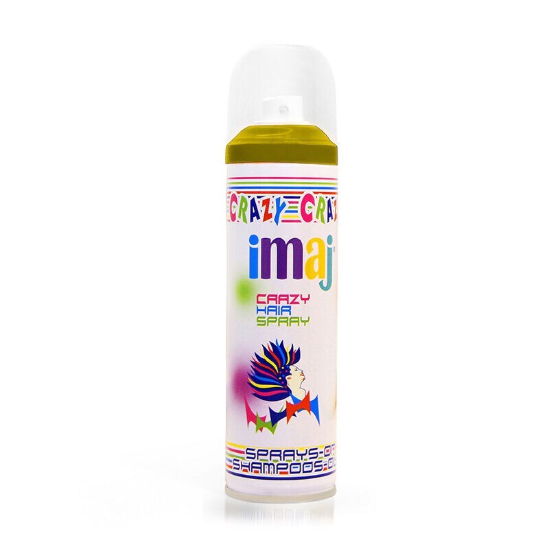 İmaj Crazy Color Renkli Saç Spreyi Sarı 100 ml - 1