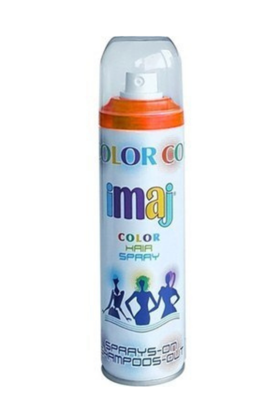 İmaj Crazy Color Renkli Saç Spreyi Turuncu 100 ml - 1