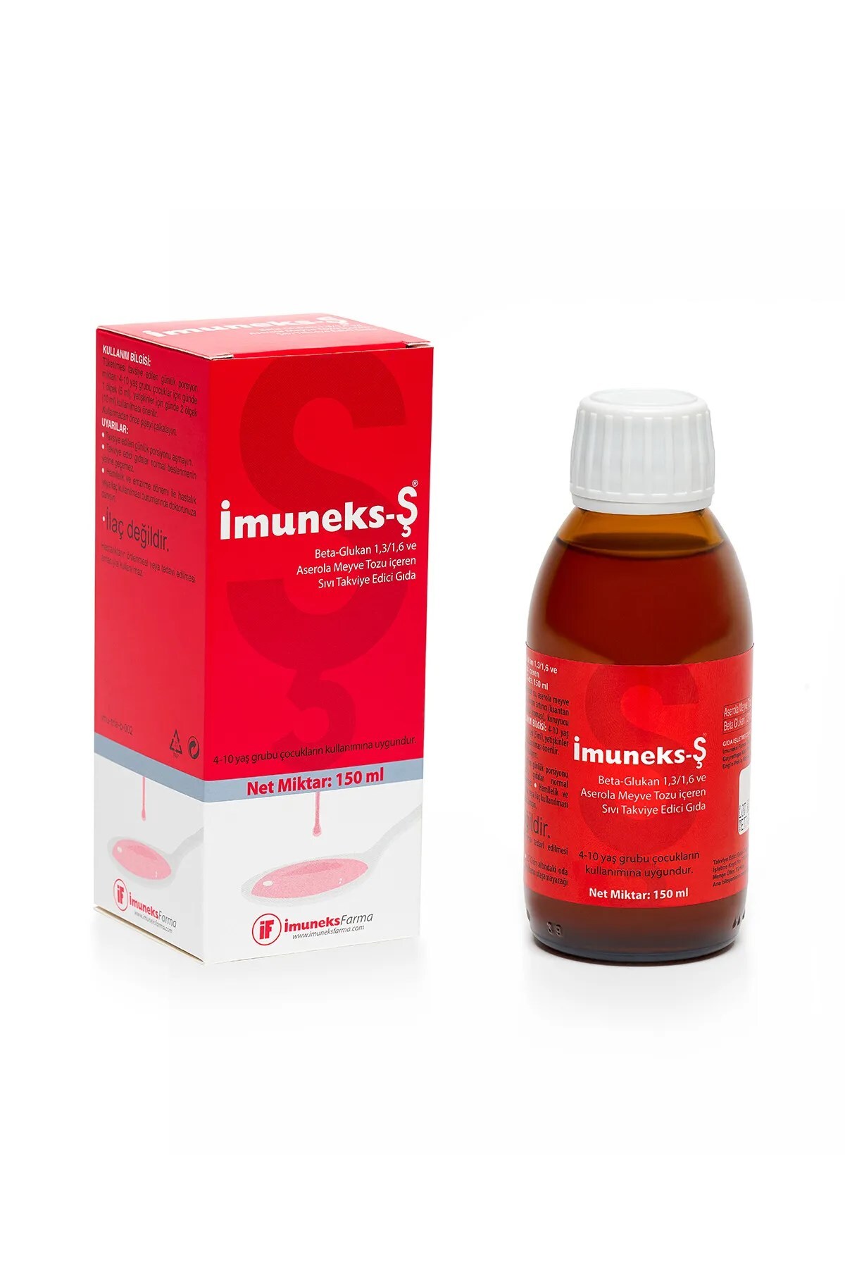 Imuneks - Ş Beta Glukan Şurup 150 ml - 1