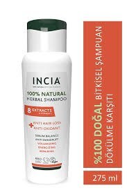 INCIA %100 Doğal Saç Dökülmesine Karşı Etkili Şampuan 275 ml - 1
