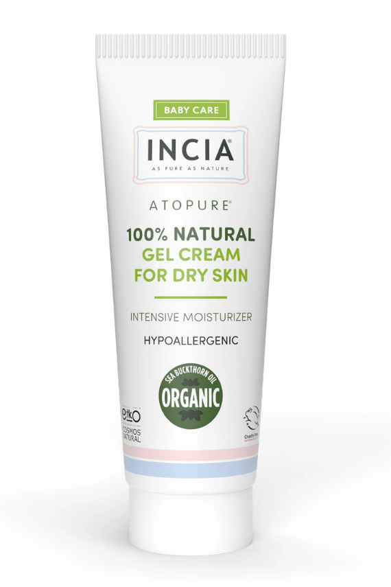 INCIA ATOPURE %100 Doğal Kuru Ciltler İçin Jel Krem 60ml - 1