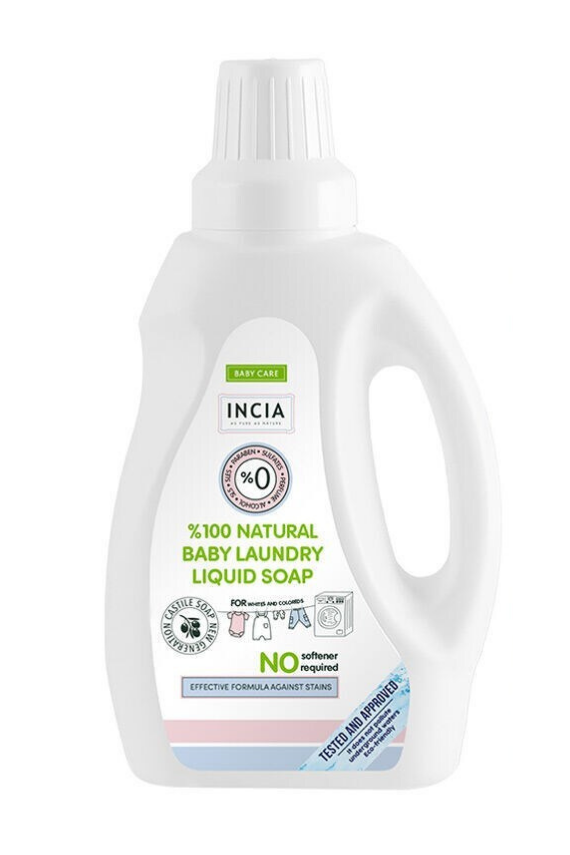 INCIA Doğal Bebek Çamaşır Makinesi Sabunu 750ml - 1
