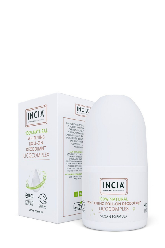 INCIA Doğal Beyazlatıcı Roll-On Deodorant Whitening 50ml - 1