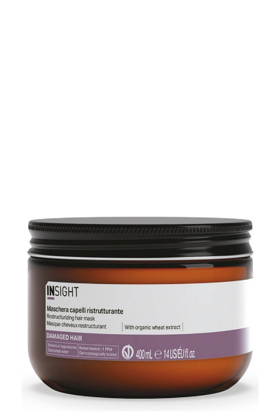Insight Damaged Hair Restructurizing Onarıcı Saç Maskesi Cam Kavanoz 400 ml - 1