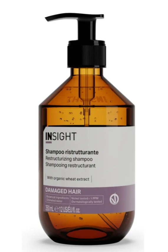 Insight Damaged Hair Restructurizing Onarıcı Şampuan Cam Şişe 350 ml - 1