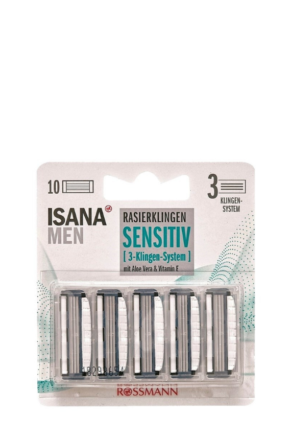 Isana Men Yedek Tıraş Bıçağı 3 Bıçaklı 10'lu - 1