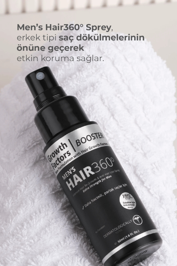 KRCDerma Erkekler İçin Saç Dökülme Spreyi - Growth Factors Booster – Men’s - 2