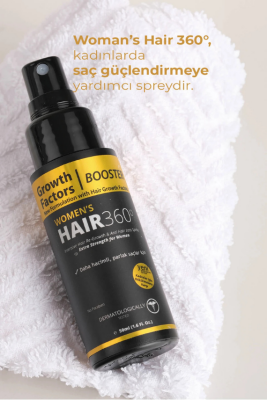 KRCDerma Kadınlar İçin Saç Dökülme Spreyi - Growth Factors Booster – Women’s - 2