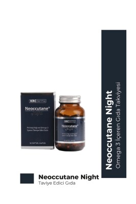 KRCDerma Neoccutane Yağlı ve Aknelli Cilde Yönelik Gece Tableti - 1