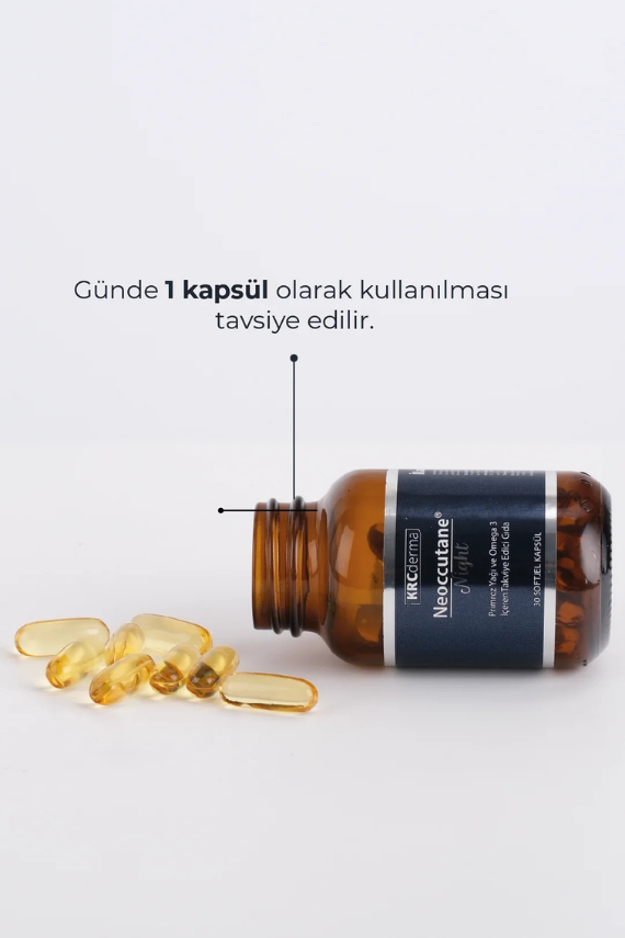 KRCDerma Neoccutane Yağlı ve Aknelli Cilde Yönelik Gece Tableti - 2