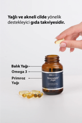 KRCDerma Neoccutane Yağlı ve Aknelli Cilde Yönelik Gece Tableti - 3