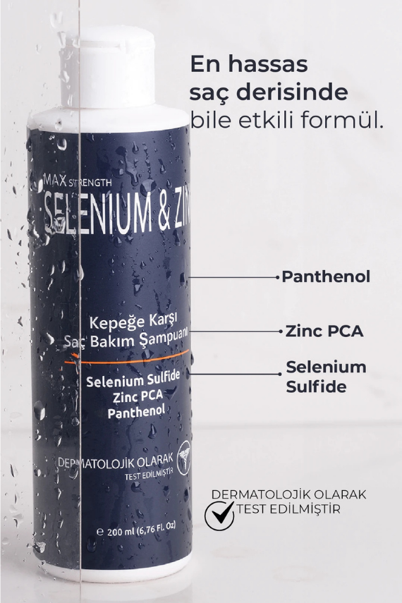 KRCDerma Selenium Zinc Kepeğe Karşı Saç Bakım Şampuanı - 2