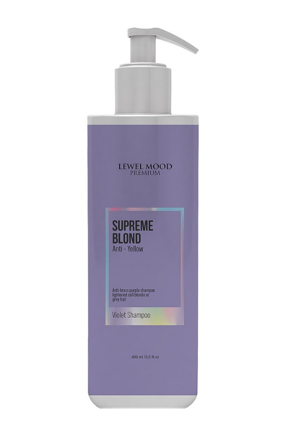 Lewel Mood Premium Supreme Blond Sarı ve Açık Renkli Saçlar İçin Turunculaşma Karşıtı Mor Şampuan - 1