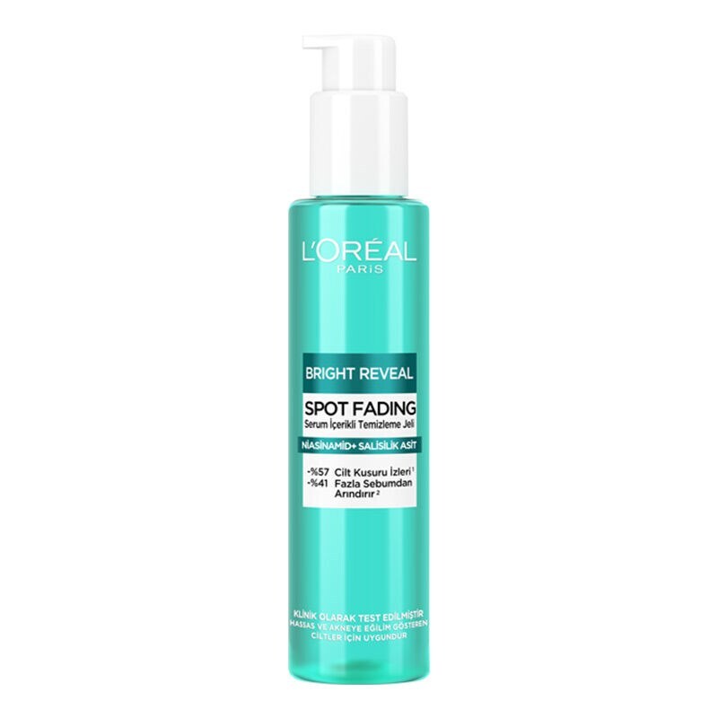 Loreal Paris Bright Reveal Spot Fading Serum İçerikli Temizleme Jeli 150 ml - 1