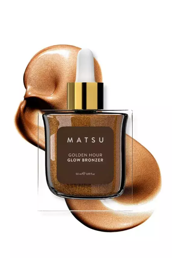Matsu Golden Hour Glow Bronzer Işıltılı Bronzlaştırıcı Vücut Yağı 50ml - 1