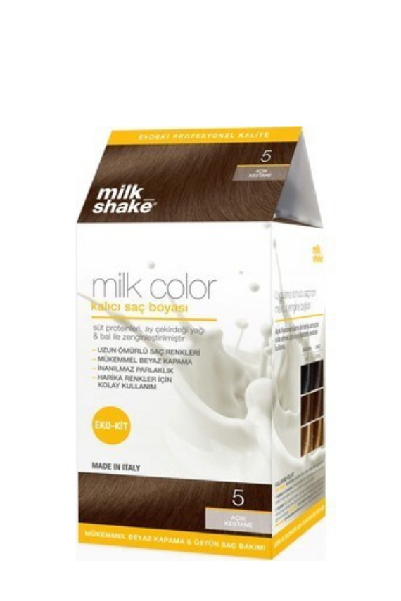 milk_shake Milk Color Kalıcı Kit Boya | 05 Açık Kestane - 1