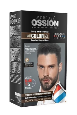 Morfose Ossion Erkek Saç Jel Boya 40 ml No:3 Koyu Kahve - Morfose 