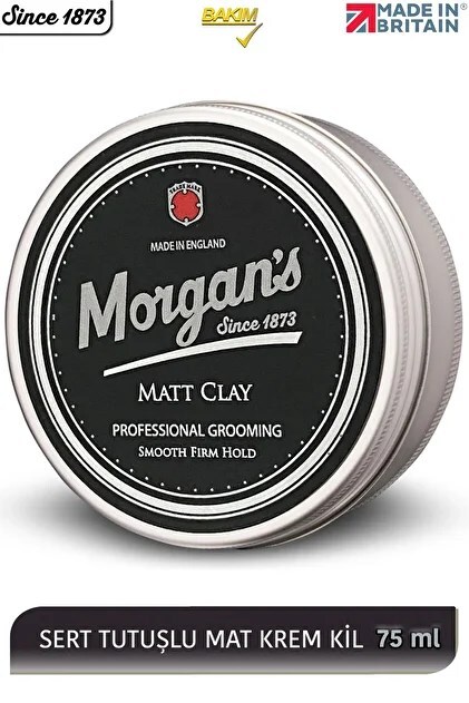 Morgan's Pomade Matt Clay Smooth Firm Hold Şekillendirici 75 ml - 1
