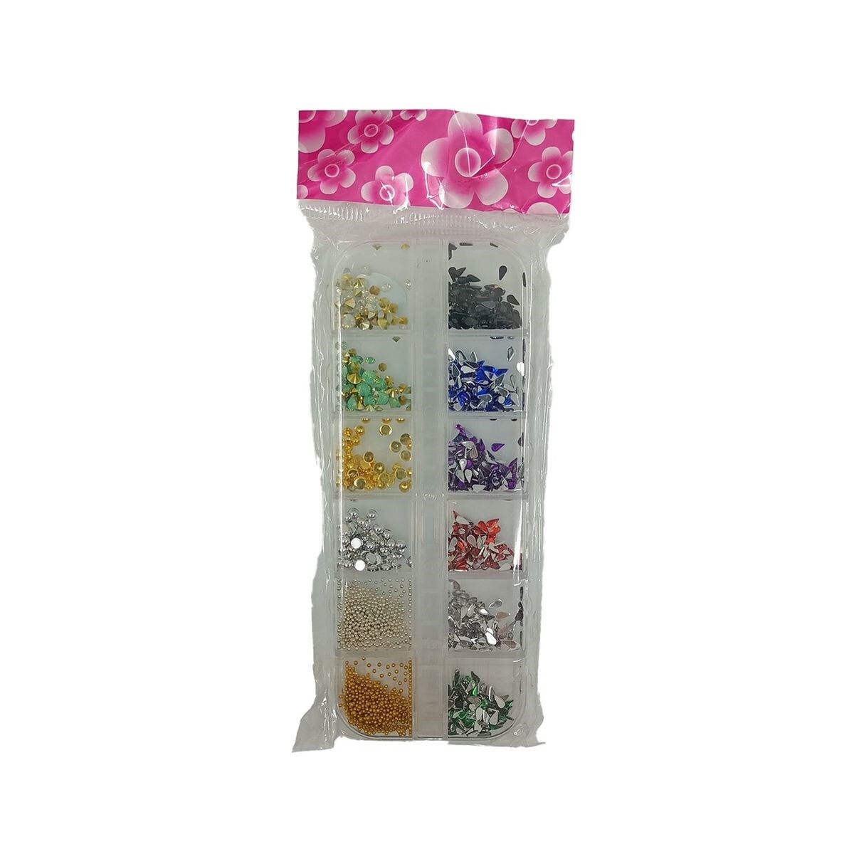 Nail Art Renkli Tırnak Süsleme Taşları T-94 - 1
